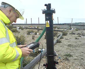 PT878GC used to measure landfill gas