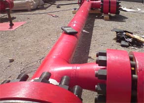 The natural gas pipeline in Spain.